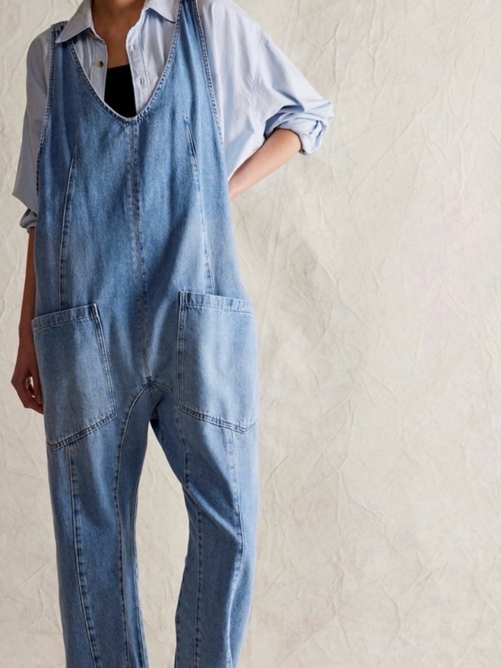 New Free People High Roller Jumpsuit We the Free large